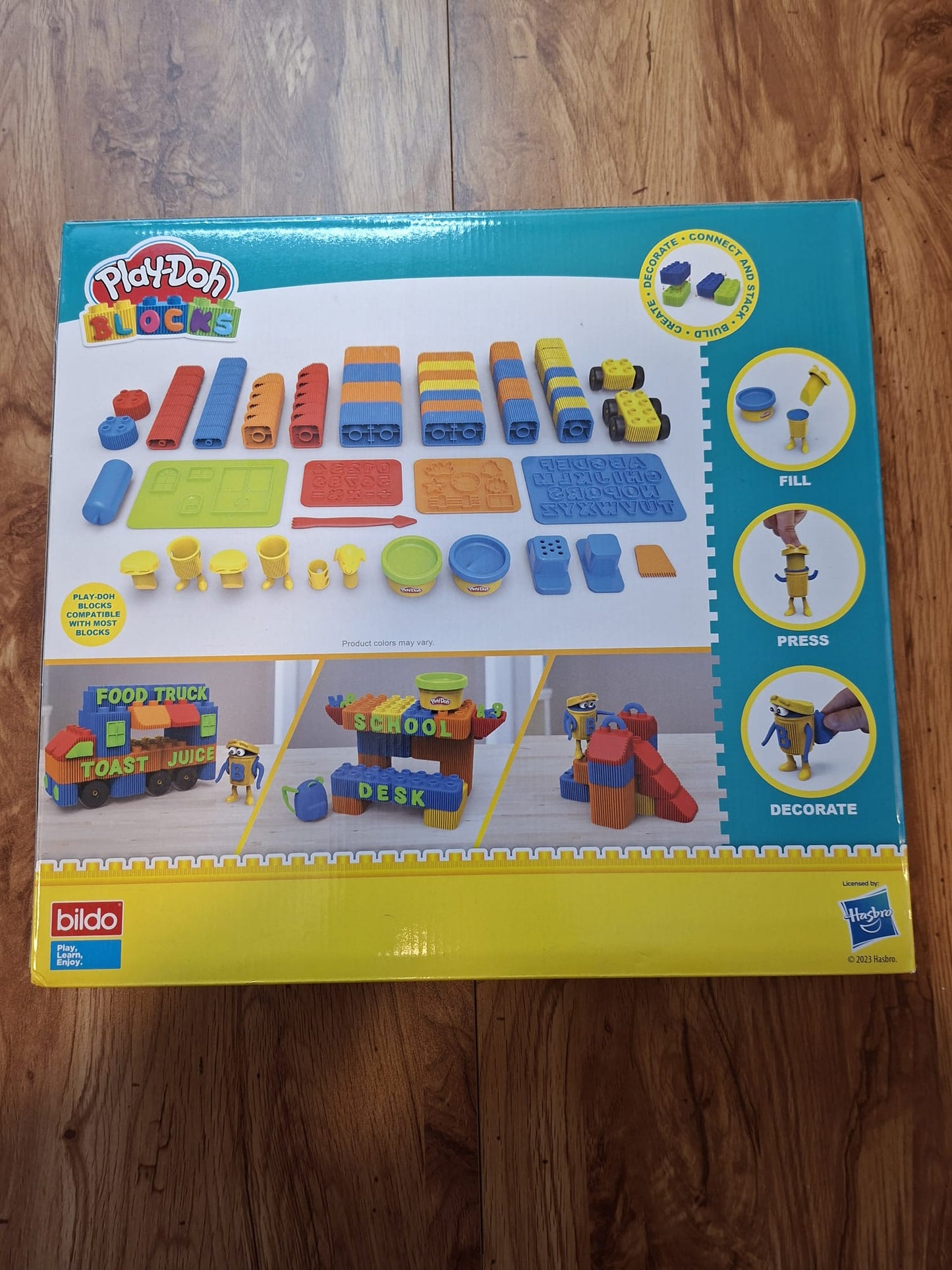Play-Doh Blocks – School Play ’n Learn Set (76-teilig)