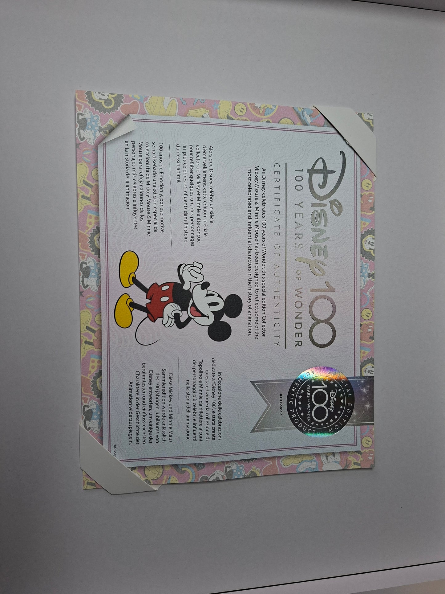 Disney 100 Jahre Sammlerset – Mickey & Minnie Mouse Plüschfiguren (limitiert)