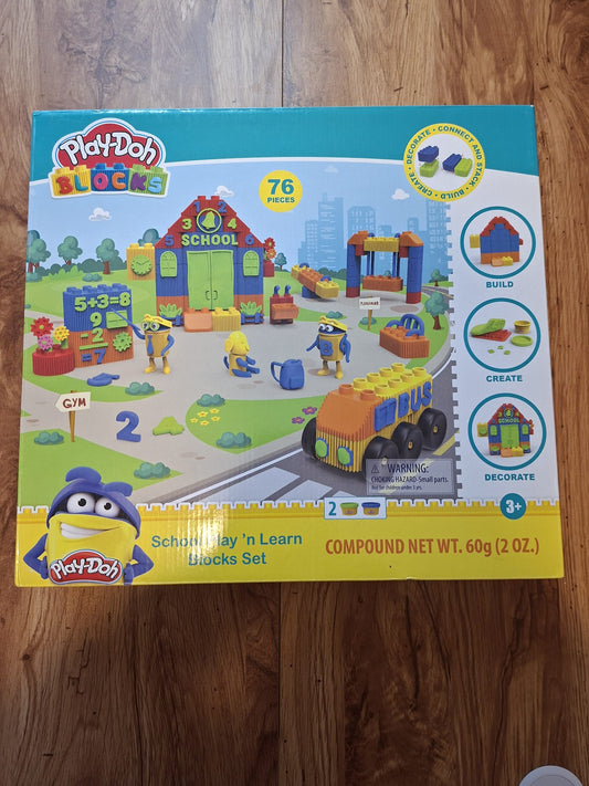 Play-Doh Blocks – School Play ’n Learn Set (76-teilig)