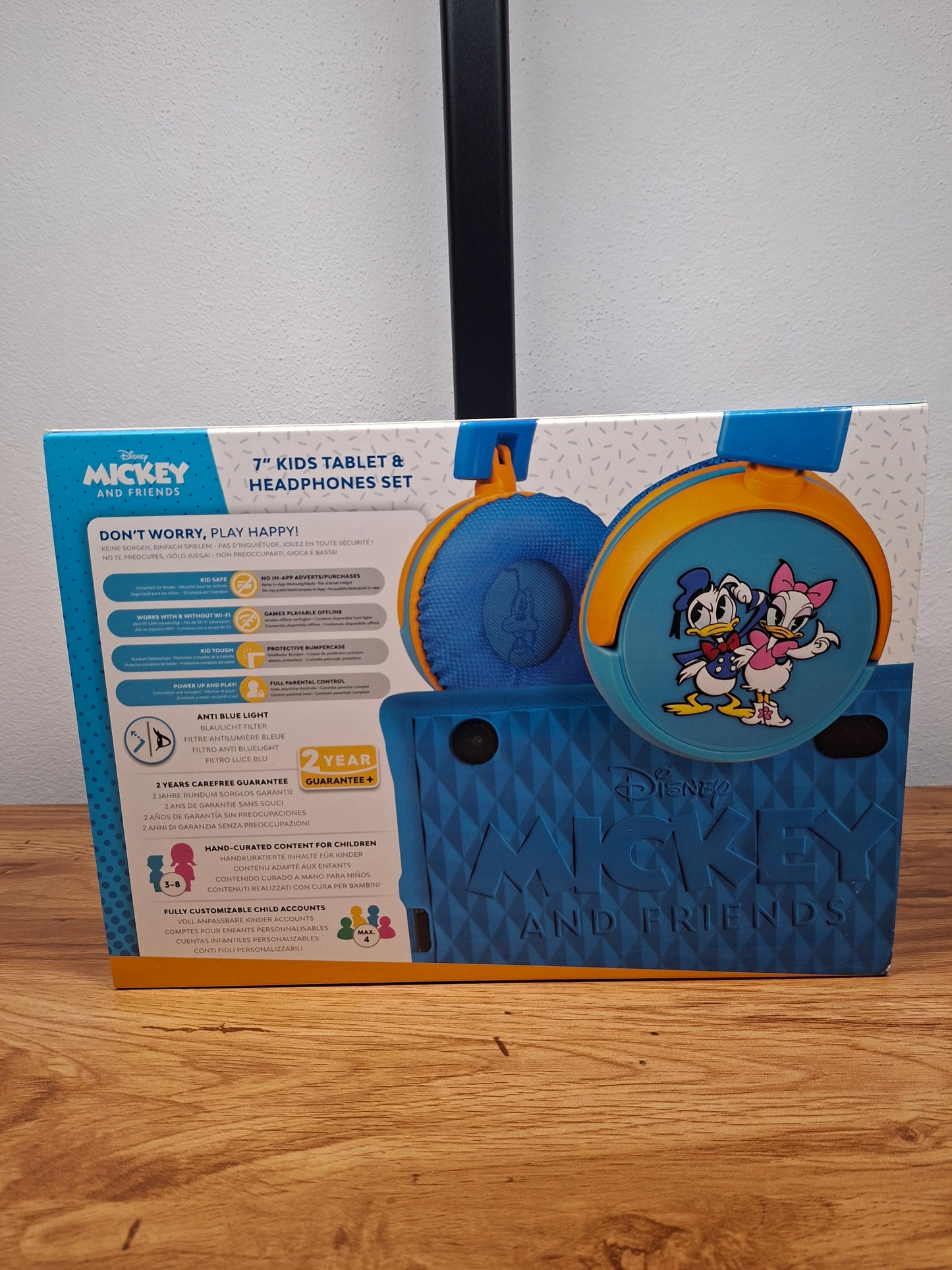 Disney Mickey and Friends – 7" Kids Tablet & Headphones Set (Pebble Gear)