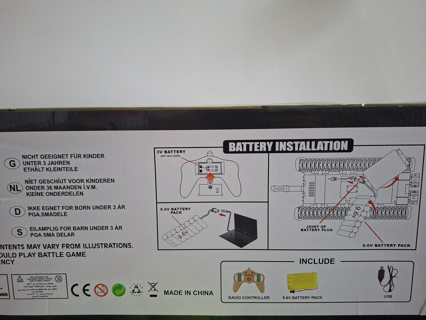 Ferngesteuerter Kampfpanzer – geprüfte Retoure