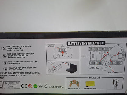 Ferngesteuerter Kampfpanzer – geprüfte Retoure
