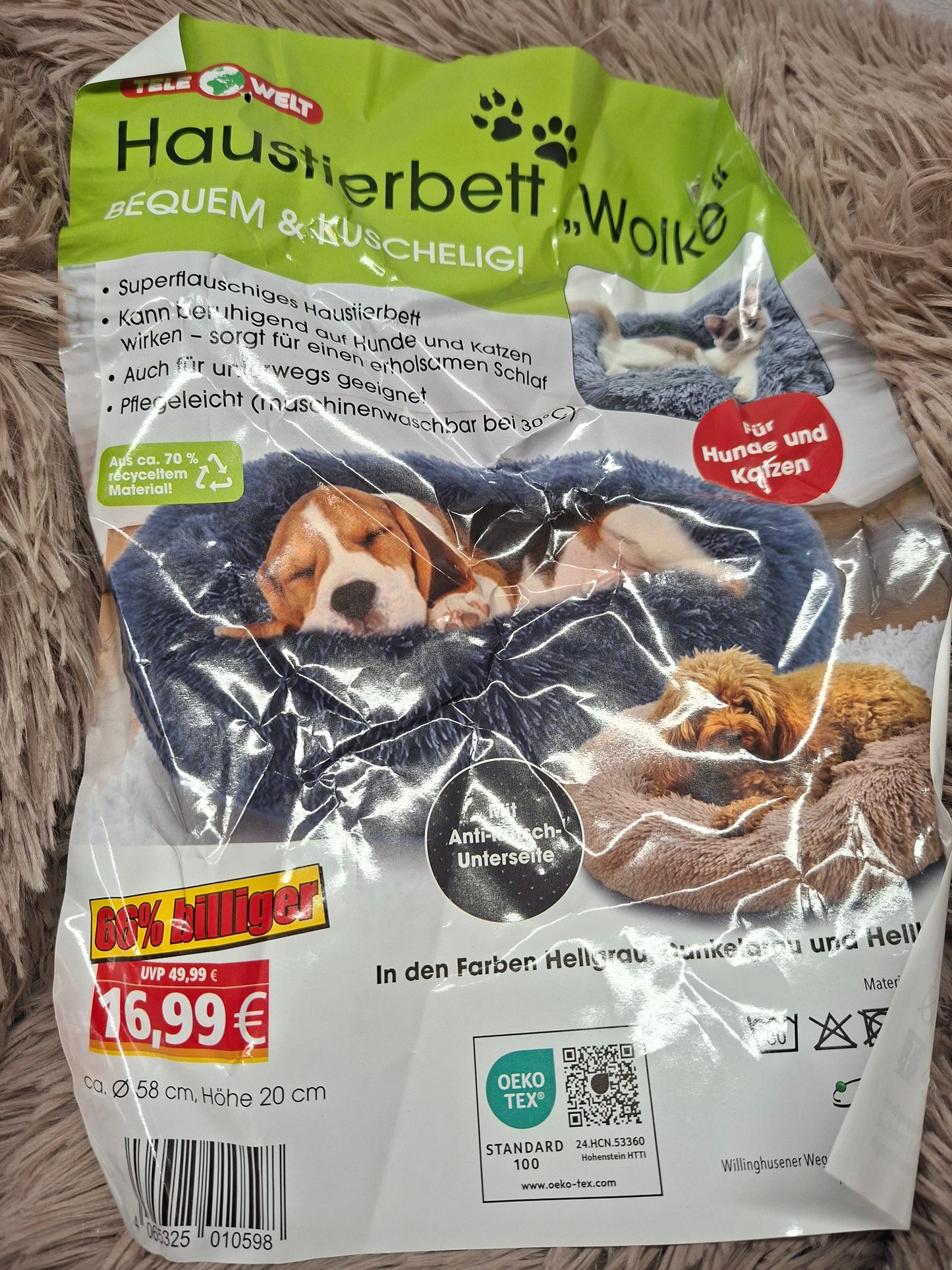 Haustierbett „Wolke“