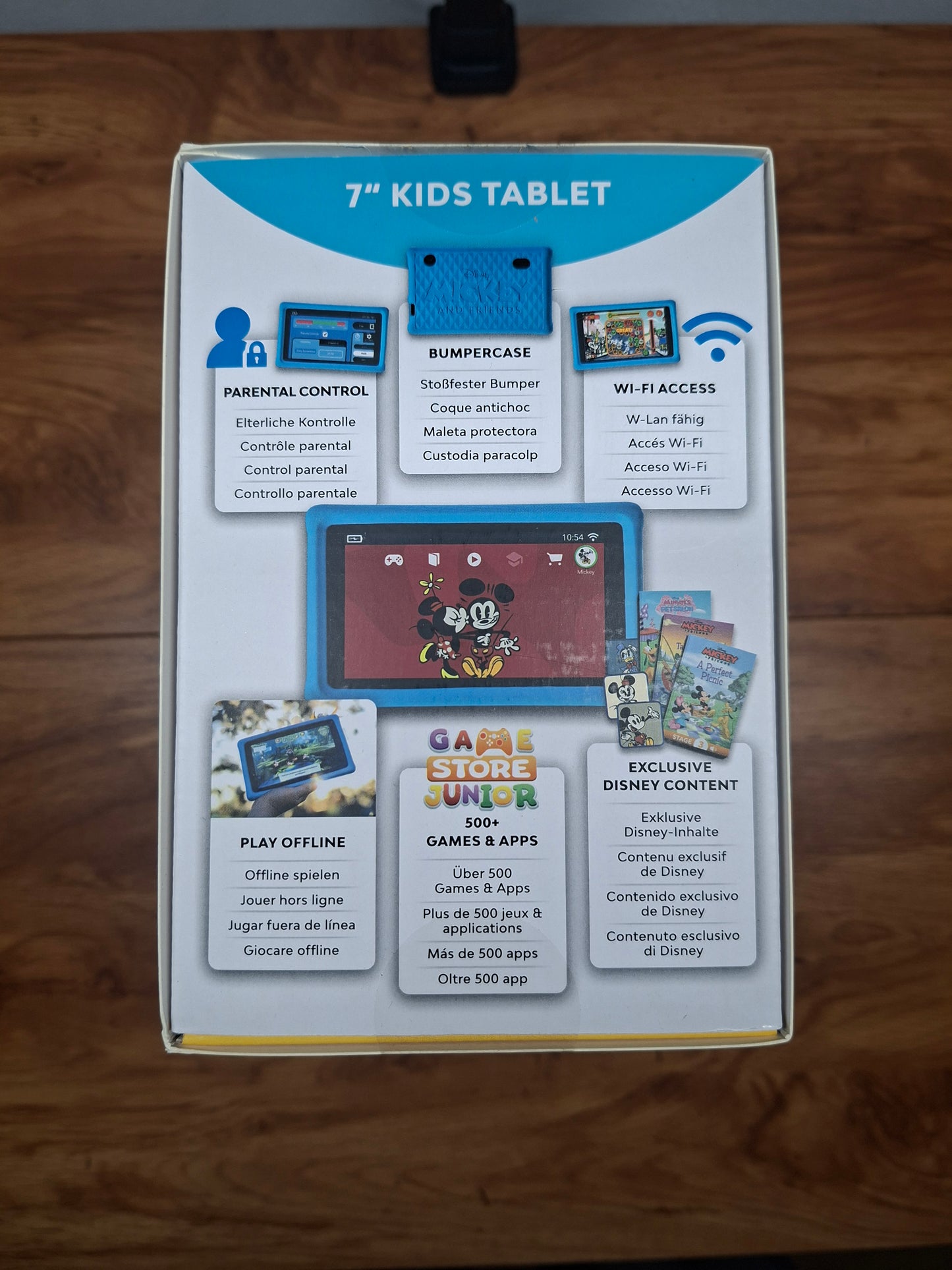 Disney Mickey and Friends – 7" Kids Tablet & Headphones Set (Pebble Gear)