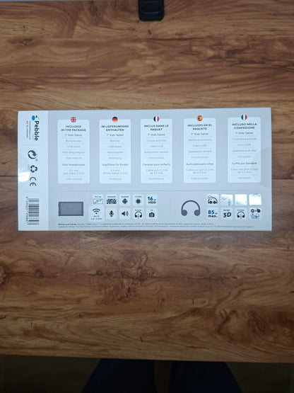 Disney Mickey and Friends – 7" Kids Tablet & Headphones Set (Pebble Gear)